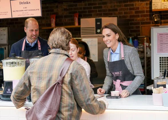 Prince William and Kate Middleton visit Borough Market
