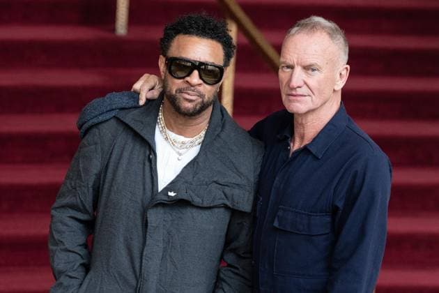 Sting and Shaggy at The Last Ship Photocall in New York