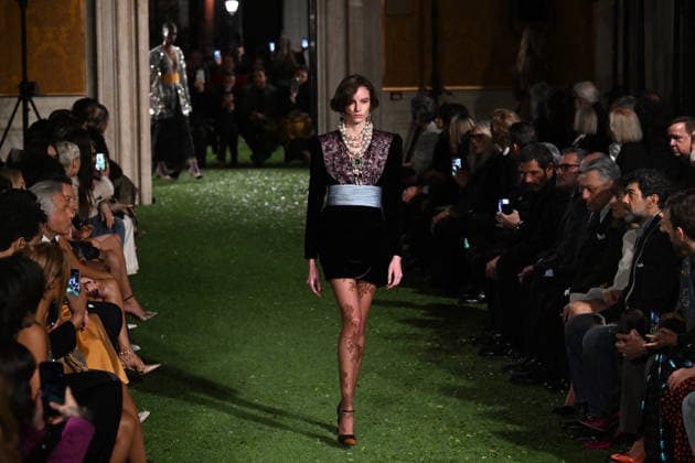 Valentino fashion show in Rome