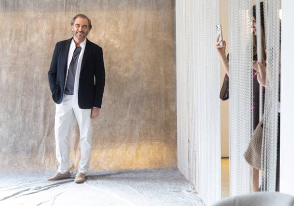 Roberto Torretta presents his new collection at the OMODA photo shoot in Madrid