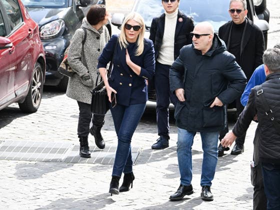 Funeral service for Enrica Bonaccorti in Rome
