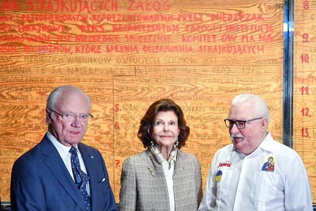 Poland, King Carl Gustaf and Queen Silvia of Sweden visit Gdansk