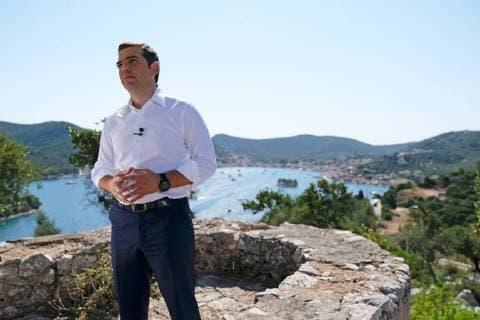 Alexis Tsipras announces the founding of a new party, archive pictures