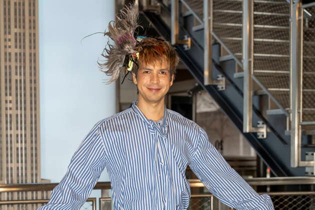 Julio Torres visits the Empire State Building in New York