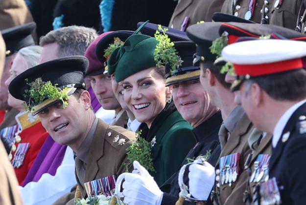 Royals, Princess Kate attends Irish Guards St Patrick's Day parade in Aldershot