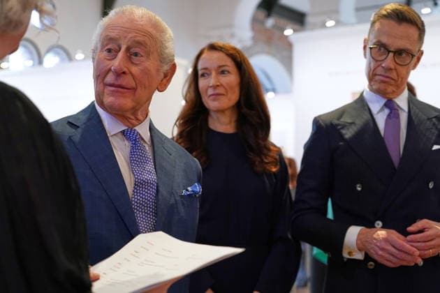 Royals, King Charles and Alexander Stubb at Finnish-British exhibition