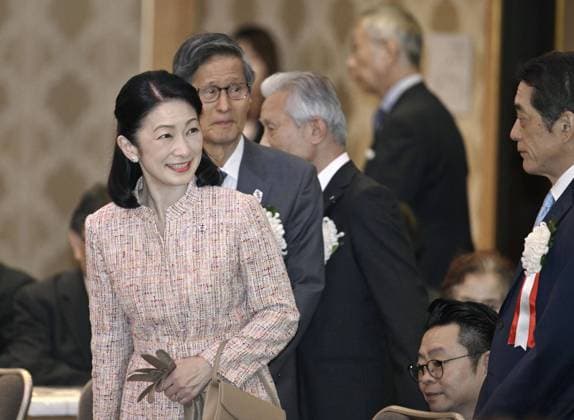 Royals, Japan, Crown Princess Kiko during the meeting of the Anti-Tuberculosis Association in Matsuyama