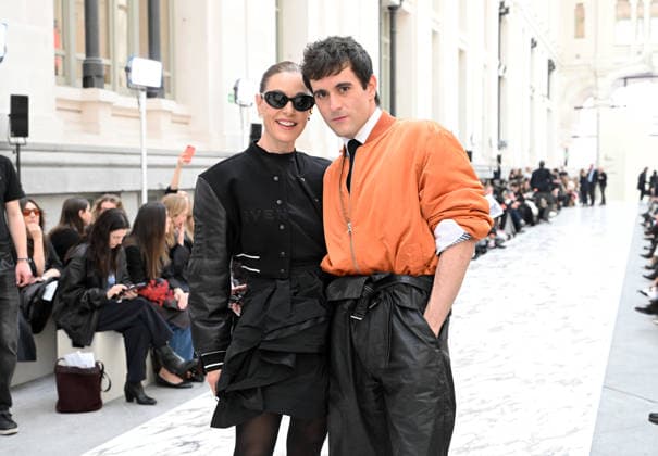 Madrid Fashion Week, guests at Juan Vidal fashion show
