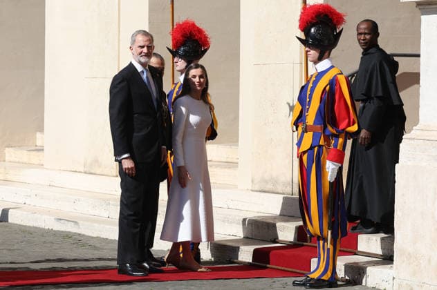 Royals, King Felipe and Queen Letizia of Spain visit the Vatican