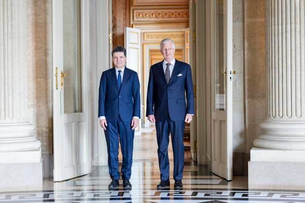 Royals, King Philippe of Belgium meets Nicosur Dan