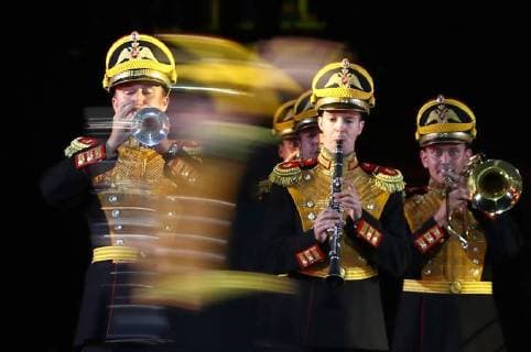 Moscow, Spasskaya tower military music festival