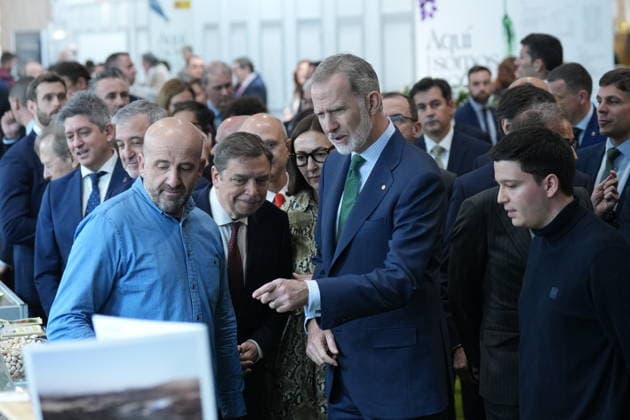 Royals, Spain, King Felipe inaugurates Alimentaria fair in L Hospitalet de Llobregat