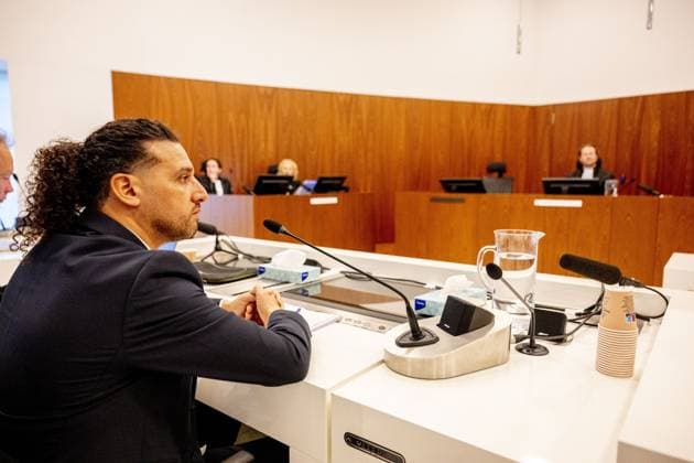 Celebrity, Netherlands, appeal hearing against rapper Ali B. in Amsterdam