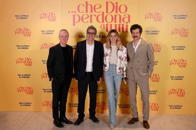 Film, Che Dio perdona a tutti Photocall in Rome