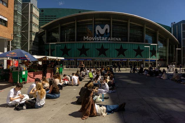 Music, Fans wait before Rosalia concert in Madrid