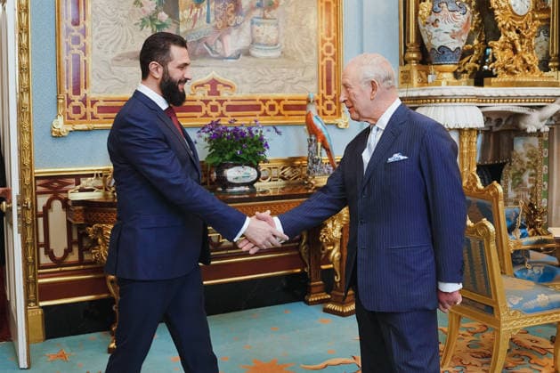 Royals, King Charles III receives Ahmed al-Sharaa in London