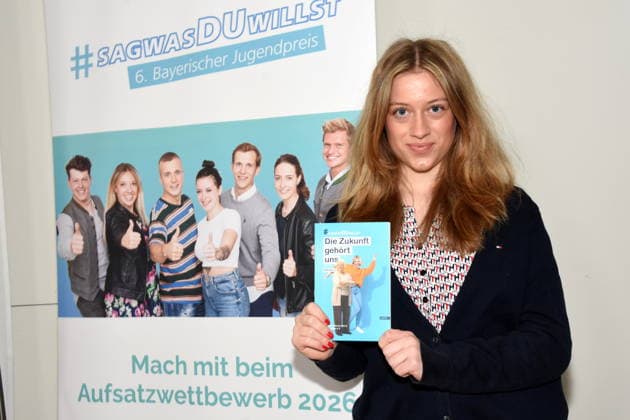 Munich, Press Club with Maya Upmann, overall winner of the Bavarian Youth Award 2024