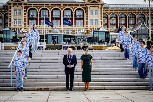 Royals, Queen Maxima of the Netherlands opens renovated boulevard in Scheveningen