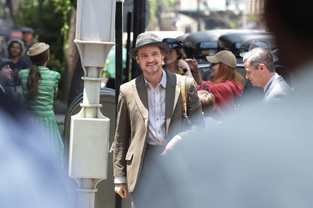 Film, Pedro Pascal shooting the film De Noche in Mexico City