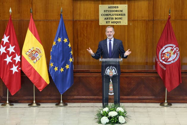 Royals, King Felipe of Spain honours the International Bill of Human Rights in Madrid