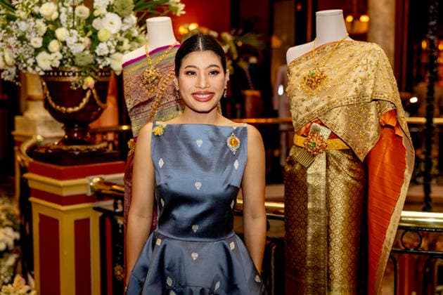 Royals, Thailands Princess Sirivannavari at historical costume show in The Hague