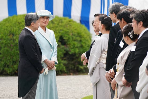 Royals, Japan, Imperial couple celebrates spring garden party in Tokyo