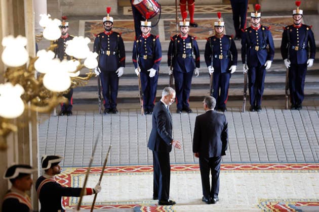 Royals, Spain, King Felipe receives Antonio Jose Seguro in Madrid
