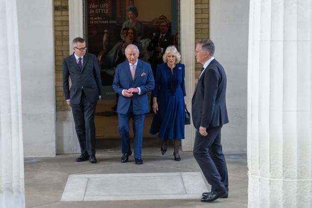 Royals, King Charles and Queen Camilla visit Kings Gallery in London