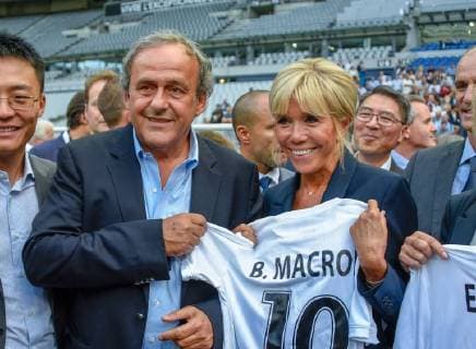 France, charity football match with parliamentarians and ex-footballers