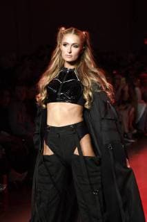 New York Fashion Week - Paris Hilton as a model at Namilia Fashion Show