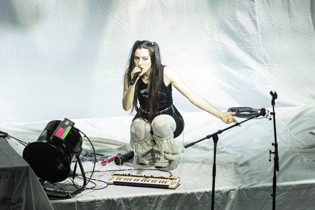 Music, Oklou concert in Salt Lake City