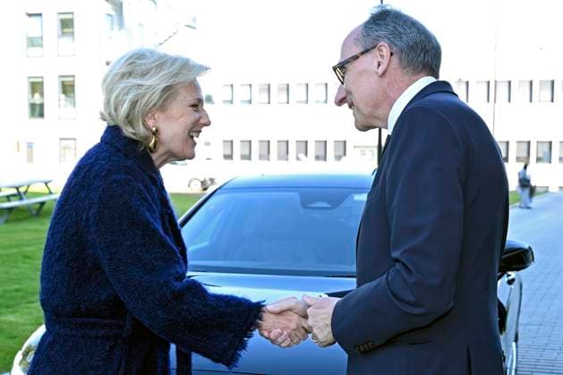 Royals, Princess Astrid of Belgium visits gene therapy facility of the pharmaceutical company UCB in Braine-l-Alleud