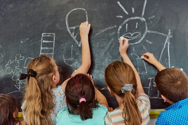 Boys much less often at grammar school