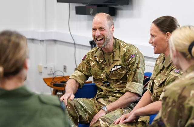 Royals, Great Britain, Prince William visits Royal Air Force base on Anglesey