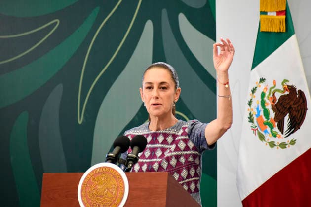 Mexico, press conference with President Claudia Sheinbaum in Mexico City