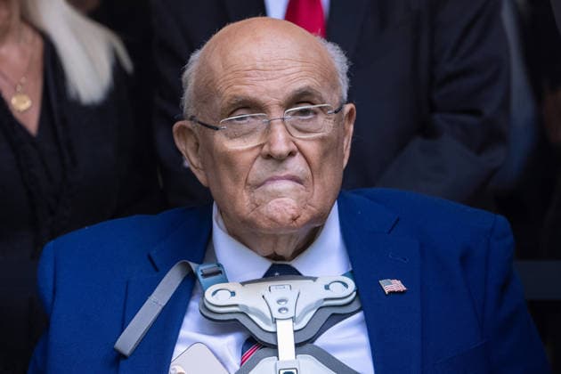Rudy Giuliani admitted to hospital - archive pictures
