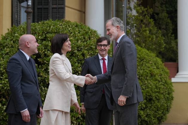 Royals, Spain, King Felipe at award ceremony in Barcelona
