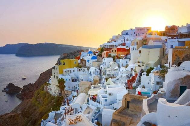 Calendar designs: Greek islands