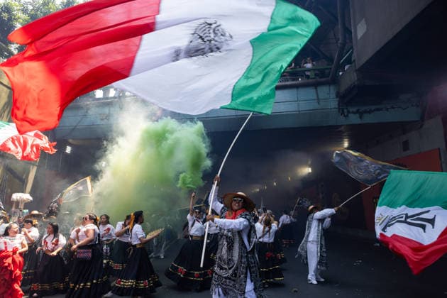 Mexico, Cinco de Mayo celebrations in Mexico City