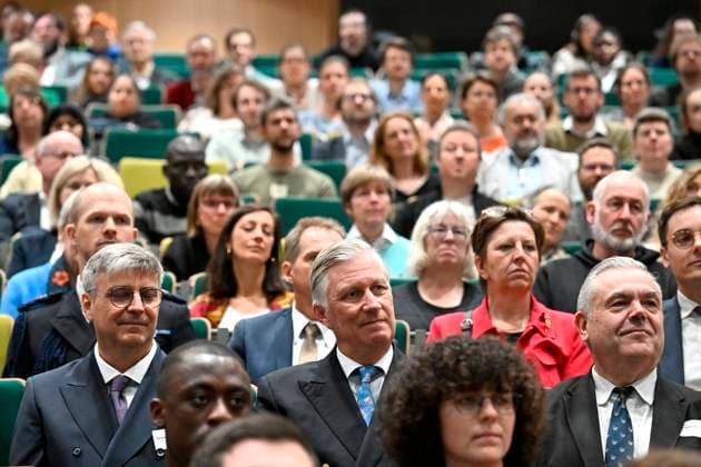 Royals, King Philippe of Belgium visits the University of Namur