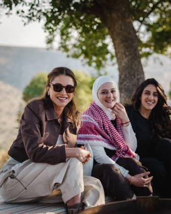 Royals, Jordan, Queen Rania visits Irbid