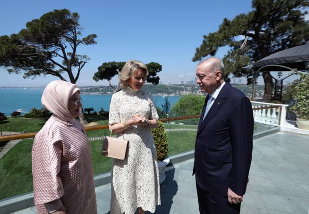 Royals, visit of Queen Mathilde of Belgium to Turkey
