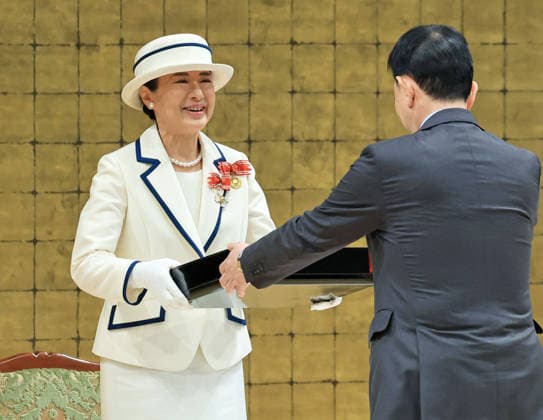 Royals, Japan, Empress Masako attends Japanese Red Cross event in Tokyo