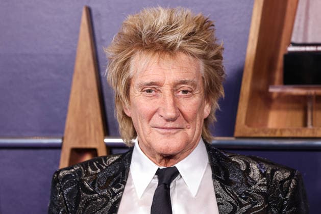 Rod Stewart has become a grandfather for the sixth time, archive photos