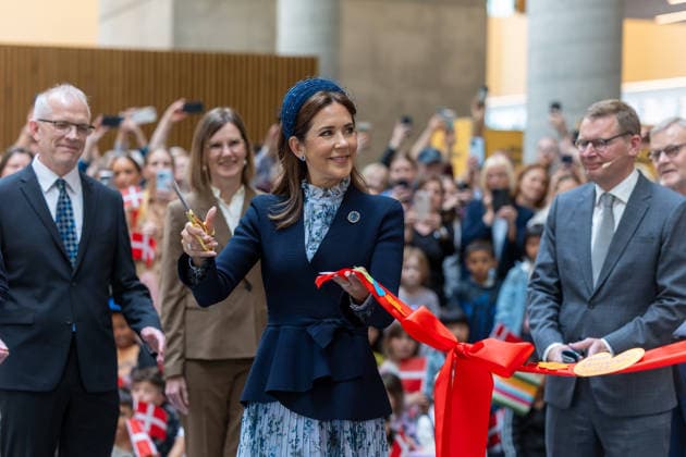 Royals, Queen Mary of Denmark at the inauguration of a new hospital in Aalborg