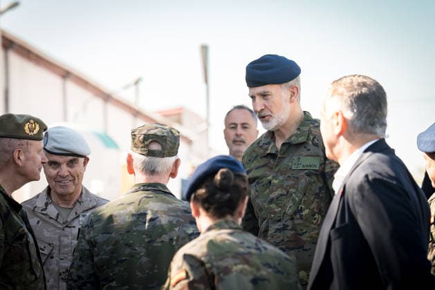 Royals, King Felipe VI of Spain inspects digital defence capabilities of cyber commando