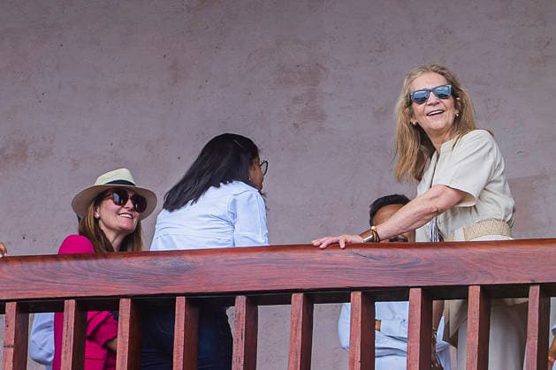 Royals, Panama, Elena de Borbon visits forts and cultural projects of the Fundacion Bahia de Portobelo