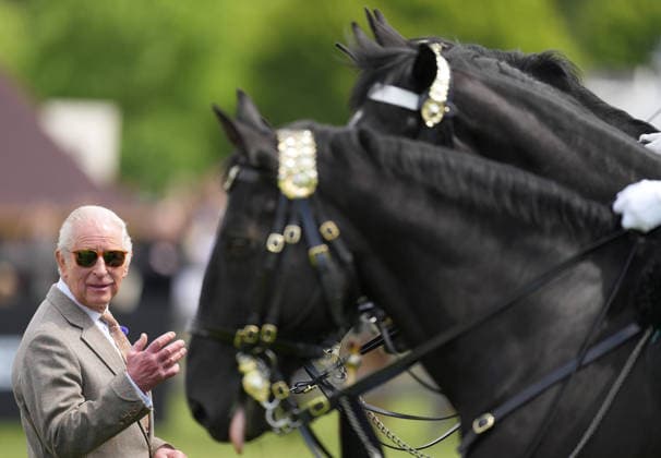 Royals, Great Britain, King Charles III visits the Windsor Horse Show