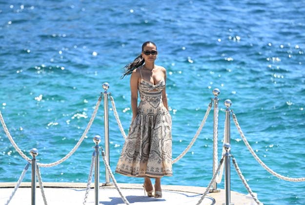 Celebrity, Cannes International Film Festival, Christina Milian at the Hotel Eden Roc