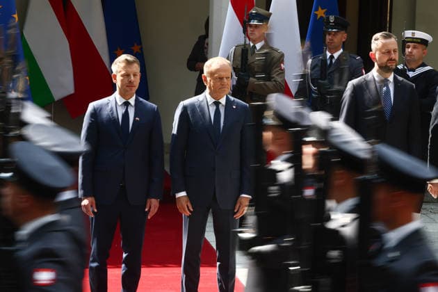 Poland, Peter Magyar in Warsaw